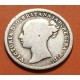 INGLATERRA 3 PENIQUES 1875 REINA VICTORIA KM.730 MONEDA DE PLATA @ESCASA@ Great Britain UK 3 Pence silver coin