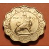 PARAGUAY 50 CENTIMOS 1953 LEON PAZ y JUSTICIA KM.28 MONEDA DE LATON EBC @LOBULADA@ R/2