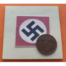 GERMANY DRITTES REICH 1 REICHSPFENNIG 1939 A COPPER UNC+