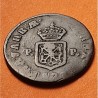 ESPAÑA Rey FERNANDO VII 1 MARAVEDI 1829 Ceca de PAMPLONA Reino de NAVARRA @RARA@ MONEDA DE COBRE Spain R/2