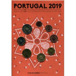 PORTUGAL CARTERA EUROS 2003 : 1+2+5+10+20+50 Centimos 1€+2€