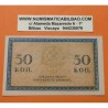 RUSIA 50 KOPECKS 1915 IMPERIO AGUILA y ESCUDOS Pick 31A BILLETE EBC Russia 50 Kopek URSS Empire