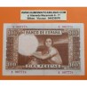 @RARA SeRIE A@ ESPAÑA 100 PESETAS 1953 JULIO ROMERO DE TORRES Serie A 907778 Pick 145 BILLETE MBC++ Spain banknote