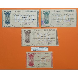 EUSKADI BILBAO 5+25+50+100 PESETAS 1936 EUZKADI MBC (6)