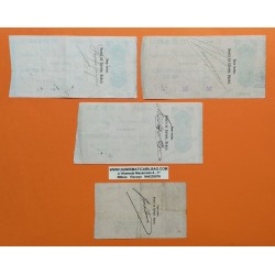 @RAROS ASÍ@ EUSKADI BILBAO Serie 4 Billetes 5+25+50+100 PESETAS 1936 GOBIERNO DE EUZKADI GUERRA CIVIL BANCO DE ESPAÑA T/5