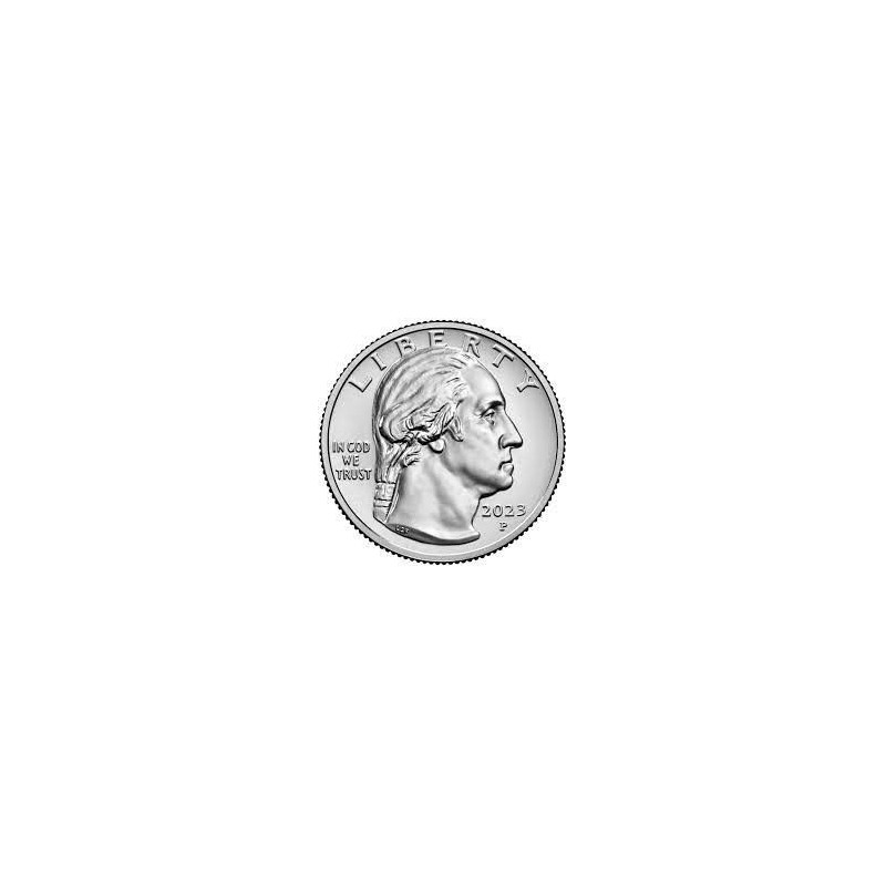 . 1 acoin ESTADOS UNIDOS 25 CENTAVOS 2023 P ELEANOR ROOSVELT Serie AMERICAN WOMEN QUARTER 8ª / 20º MONEDA DE NICKEL SC