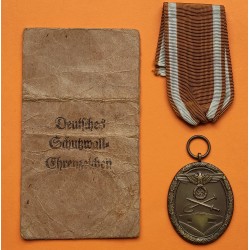 . III REICH CONDECORACION NAZI 25 AÑOS DE SERVICIO 1933/1945
