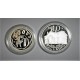 SAN MARINO 5 EUROS +10 EUROS 2008 ANIV.NACIMIENTO + OLIMPIADA DE BEIJING MONEDAS PLATA ESTUCHE PROOF SILVER SET