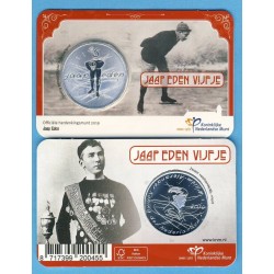 HOLANDA 5 EUROS 2019 4ª Moneda JAAP EDEN CAMPEON MUNDIAL SKI y CICLISMO SC @COINCARD@ The Netherlands