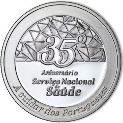 PORTUGAL 2,50 EUROS 2014 SALUD 35 AÑOS DEL SERVICIO DE SANIDAD y HOSPITALES MONEDA DE NICKEL SIN CIRCULAR
