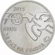 PORTUGAL 2,50 EUROS 2015 PALOMA 70 AÑOS DE PAZ EN EUROPA MONEDA DE NICKEL CONMEMORATIVA SC