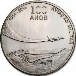 PORTUGAL 2,50 EUROS 2014 AVIONES CENTENARIO DE LA AVIACION MILITAR MONEDA DE NICKEL SC