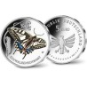 . 1 acoin ALEMANIA 5 EUROS 2023 G MARIPOSA Serie EL MUNDO DE LOS INSECTOS @COLORES@ 3º MONEDA DE NICKEL Germany