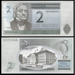 . ESTONIA 10 KROONI 1991 JACOB HURT Pick 72A SC ESTONIE