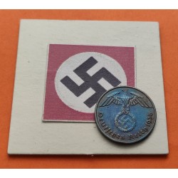 ALEMANIA 2 REICHSPFENNIG 1940 A ESVASTICA NAZI III REICH LUJO 1