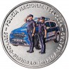 . 1 acoin ESPAÑA BICENTENARIO DE LA POLICIA NACIONAL 1824 - 2024 @COLORES@ MEDALLA OFICIAL de la FNMT en NICKEL SC