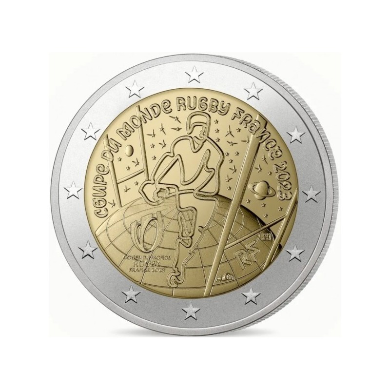 Francia - 2023 - Monedas Euros circulación - S/C / UNC - 2 € Año 2023 /  Juegos Olimpicos - Paris 2024 /