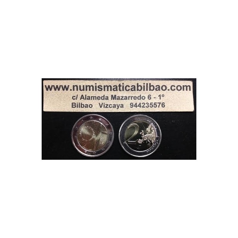 FINLANDIA 2 EUROS 2014 FINLANDIA ILMARI TAPIOVAARA SC MONEDA CONMEMORATIVA Finland