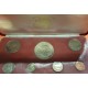 1975 LIBERIA ESTUCHE OFICIAL 7 coins SILVER PROOF MINT SET con 5 DOLARES 1975 PLATA ELEFANTES