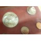 1975 LIBERIA ESTUCHE OFICIAL 7 coins SILVER PROOF MINT SET con 5 DOLARES 1975 PLATA ELEFANTES