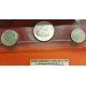 1975 LIBERIA ESTUCHE OFICIAL 7 coins SILVER PROOF MINT SET con 5 DOLARES 1975 PLATA ELEFANTES