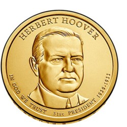 .ESTADOS UNIDOS 1 DOLAR 2014 P 31 PRESIDENTE HERBERT HOOVER