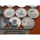 14 coins @CLEANED@ I IBEROAMERICAN SERIE 1ª 1991/1992 ENCUENTRO ENTRE DOS MUNDOS SILVER España Mexico Chile...