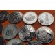 14 coins @CLEANED@ I IBEROAMERICAN SERIE 1ª 1991/1992 ENCUENTRO ENTRE DOS MUNDOS SILVER España Mexico Chile...