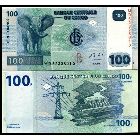 CONGO 500 FRANCOS ND 1991 PICK 8D SC AFRICA Republic Francs