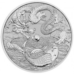 . .1 DOLAR 2016 AUSTRALIA AÑO LUNAR DEL MONO PLATA Silver Oz