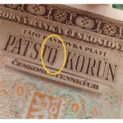 @RARO y SPECIMEN@ CHECOSLOVAQUIA 500 KORUN 1941 JAN COLLAR ARMADOS Pick 73.S BILLETE SC Czechoslovakia UNC BANKNOTE
