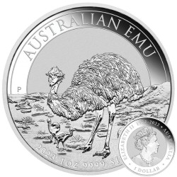 . 1 acoin @ENVIO YA@ AUSTRALIA 1 DOLAR 2023 AUSTRALIAN EMU MONEDA DE PLATA 1 Dollar OZ silver CAPSULA ONZA