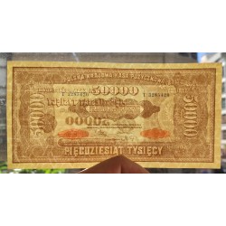 . @Tamaño XXL@ POLONIA 50000 MAREK 1922 POLAND NATIONAL LOAN OFFICE Pick 33 BILLETE EBC 5000 Zlotych PVP NUEVO 200€