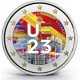 . 1 acoin ESPAÑA 2 EUROS 2023 @COLOR Nº 5@ PRESIDENCIA DE LA UNIÓN EUROPEA SC MONEDA CONMEMORATIVA cápsula