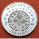 0,96 ONZAS Serie MONEDA UNICA x AUSTRIA 1 SCHILLING 2002 MEDALLA DE PLATA PURA UNION EUROPEA PROOF 28,40 grs 41mm