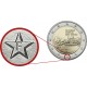 @TIPO 2 - ERROR Letra F@ MALTA 2 EUROS 2019 TEMPLO TA'HAGRAT 1ª MONEDA CONMEMORATIVA 2€ coin VARIANTE DE CECA