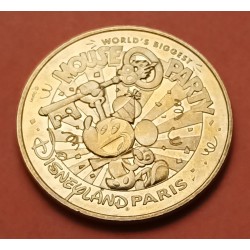 FRANCIA MEDALLA Año 2018 MICKEY MOUSE PARTY DISNEYLAND PARIS LATÓN 33mm SC- MONNAIE