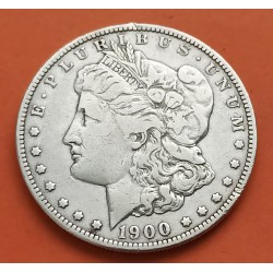 ESTADOS UNIDOS 1 DOLAR 1900 O MORGAN PLATA SC Silver $1 Dollar