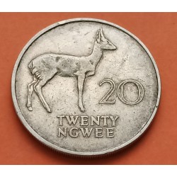 . MALAWI 5 KWACHA 1995 ONU 1945 KM*23 NICKEL SC KWACHAS