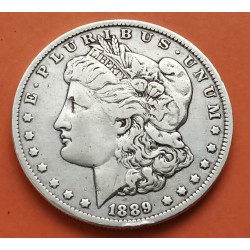 ..USA $1 DOLLAR 1889 MORGAN SILVER AUNC
