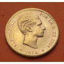 @RARA@ ESPAÑA 10 PESETAS 1878 * 18 78 EMM Rey ALFONSO XII KM.677 MONEDA DE ORO Spain gold coin