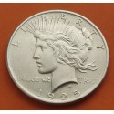 ESTADOS UNIDOS 1 DOLAR 1922 PEACE PAZ PLATA EBC Silver Dollar 2