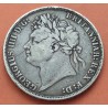 @RARA@ INGLATERRA 1 CORONA 1821 GEORGIUS IIII 1st Portrait KM.680.2 MONEDA DE PLATA United Kingdom Great Britain silver Crown