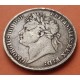 @RARA@ INGLATERRA 1 CORONA 1821 GEORGIUS IIII 1st Portrait KM.680.2 MONEDA DE PLATA United Kingdom Great Britain silver Crown