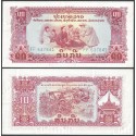 PATHET LAOS 10 KIP 1975 ENFERMERA y CAMPESINAS Pick 20A BILLETE SC Lao Republic UNC BANKNOTE