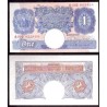 INGLATERRA 1 LIBRA 1940 BRITANNIA Época JORGE VI Firma PEPPIAT Pick 367A BILLETE SC United Kingdom £1 Pound UNC WWII