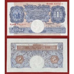 . 1 LIBRA 1940 1948 INGLATERRA PEPPIATT SC PICK 367A UK £1