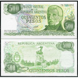 . ARGENTINA 5000 PESOS 1977 1983 GENERAL SAN MARTIN Pick 305 SC