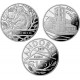 . 2 monedas x ANDORRA 1,25 EUROS 2022 ARDILLA e IGLESIA DE SANT JOAN NICKEL SC ESTUCHE OFICIAL