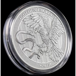 . 1 acoin x MALTA 5 EUROS 2023 GOLDEN EAGLE MONEDA DE PLATA Oz CÁPSULA ONZA Germania Mint